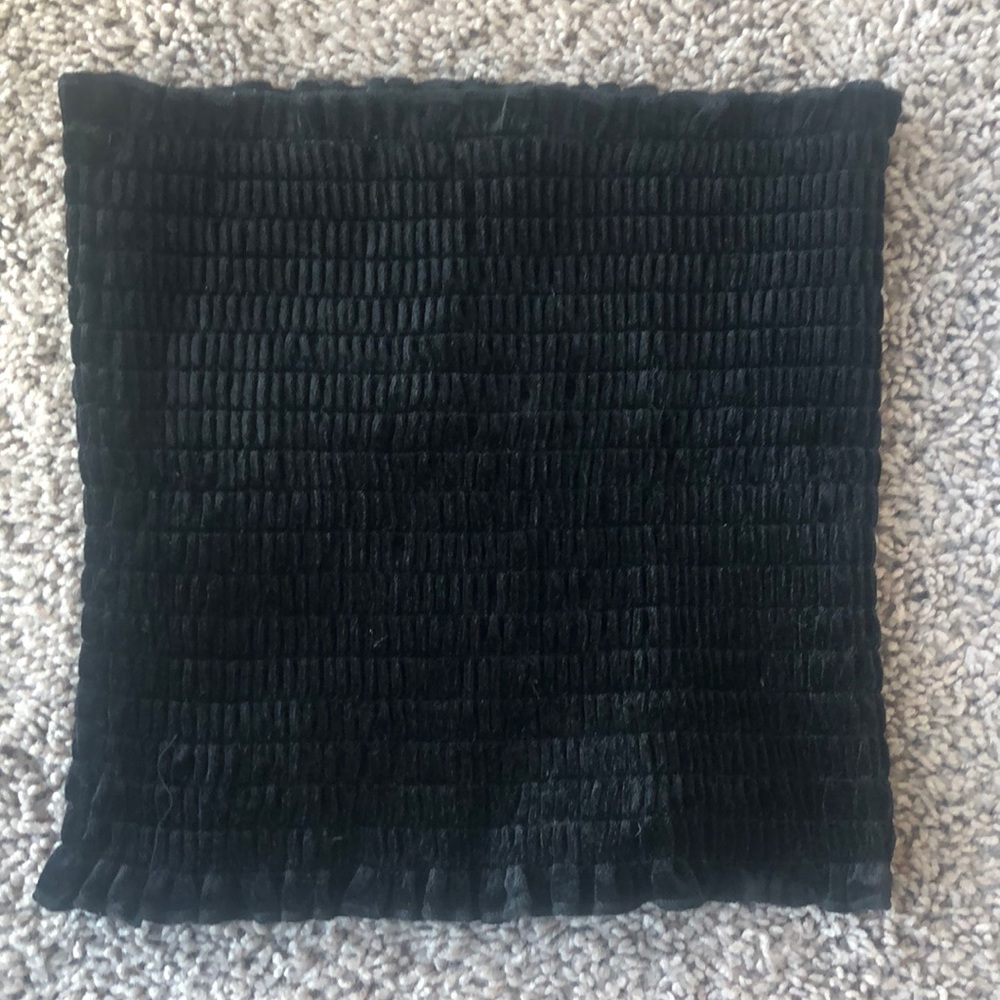 Black Velvet Tube Top